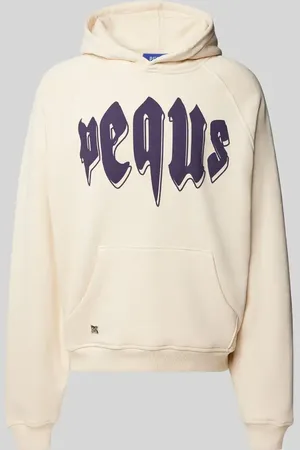 PEQUS Hoodie mit Label-Print Modell 