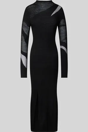 Lena Gercke Midikleid mit Strukturmuster Modell 