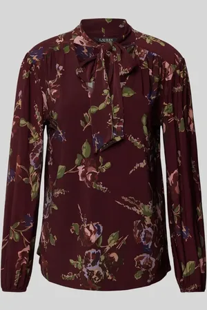 Ralph Lauren Regular Fit Bluse mit Schleifen-Detail Modell 