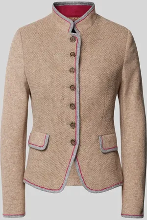 White Label Blazer aus Woll-Mix mit Stehkragen in , Größe 52