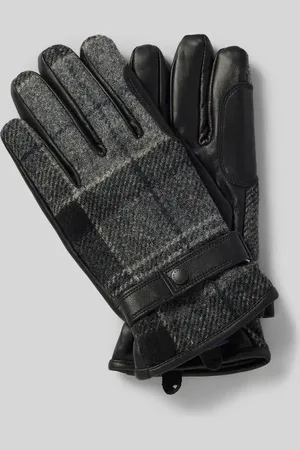 Barbour Handschuhe mit Druckknopfverschluss Modell 