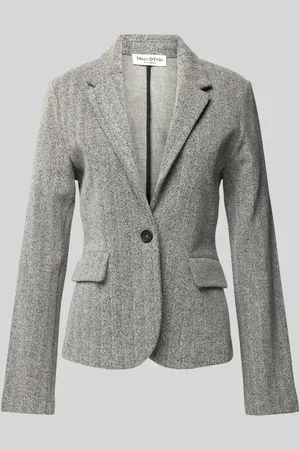 Marc O’ Polo Regular Fit Jersey-Blazer mit Fischgrätenmuster in , Größe 44