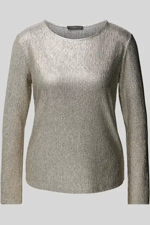 Oui Longsleeve mit Rundhalsausschnitt in , Größe 34