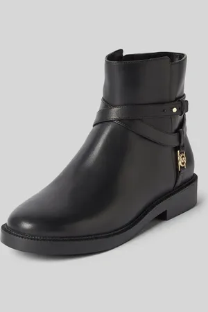 Michael Kors Lederboots mit Label-Applikation Modell 