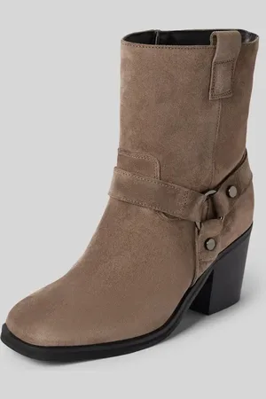 Newd Stiefeletten aus Leder im Biker-Look in , Größe 37