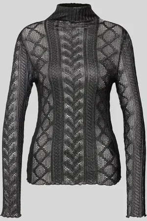 Luisa Cerano Strickpullover mit Lochmuster in , Größe 42