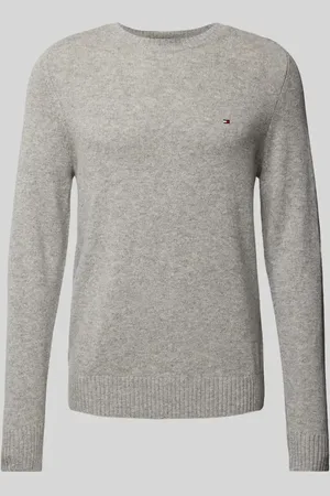 Tommy Hilfiger Wollpullover mit Logo-Stitching in , Größe M