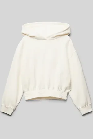 TOM TAILOR Cropped Hoodie mit Baumwolle und Kapuze in , Größe 152