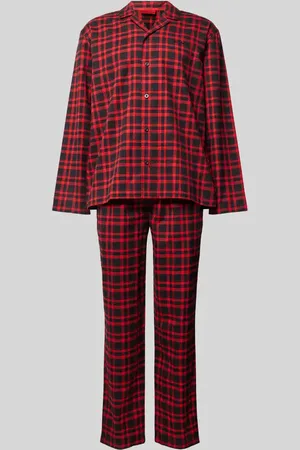 HUGO BOSS Pyjama mit Label-Details Modell 