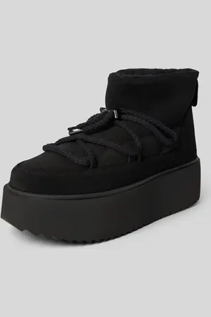 INUIKII Lederstiefel mit Plateausohle in , Größe 40