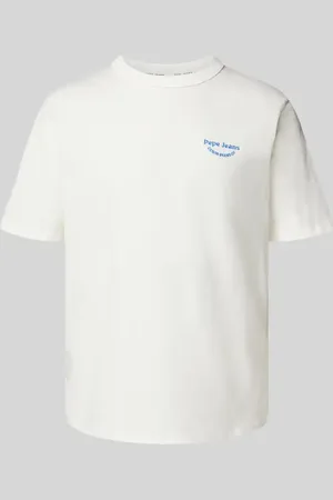 Pepe Jeans T-Shirt mit Label-Stitching Modell 