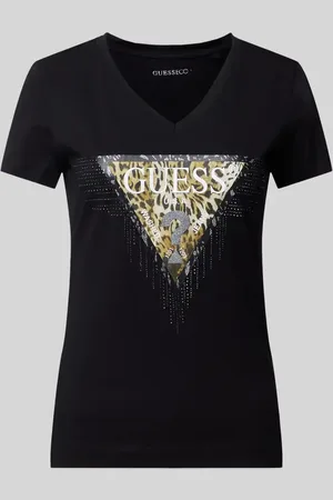 Guess T-Shirt mit Label-Print in , Größe XS