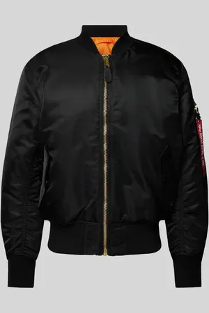 Alpha Industries Bomberjacke mit Stehkragen in , Größe XXL