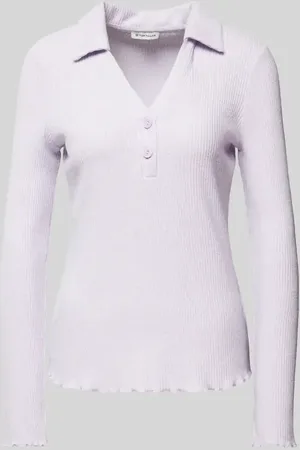 TOM TAILOR Regular Fit Langarmshirt mit Viskose-Anteil in , Größe M