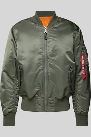 Alpha Industries Bomberjacke mit Stehkragen in , Größe XXXL