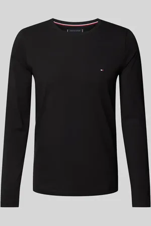 Tommy Hilfiger Slim Fit Langarmshirt mit Baumwoll-Anteil in , Größe M