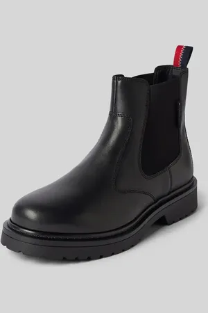 Tommy Hilfiger Chelsea Boots aus Leder mit Zugschlaufe in , Größe 41