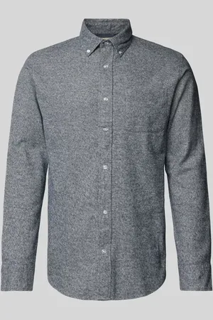 JACK & JONES Slim Fit Freizeithemd Button-Down-Kragen Modell 