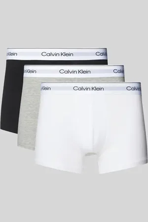 Calvin Klein Trunks mit Label-Bund im 3er-Pack in , Größe S