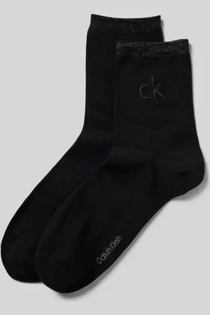 Calvin Klein Socken mit Label-Print im 2er-Pack in , Größe 35-38