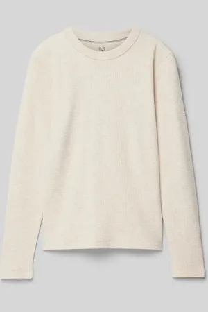 JACK & JONES Regular Fit Langarmshirt mit Strukturmuster Modell 
