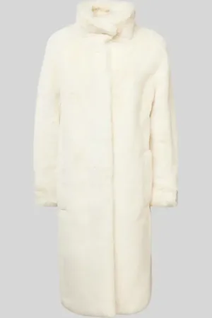 HUGO BOSS Wintermantel mit Kunstfellbesatz Modell 