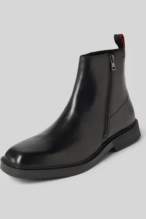 HUGO BOSS Boots aus Leder mit Reißverschluss in , Größe 43