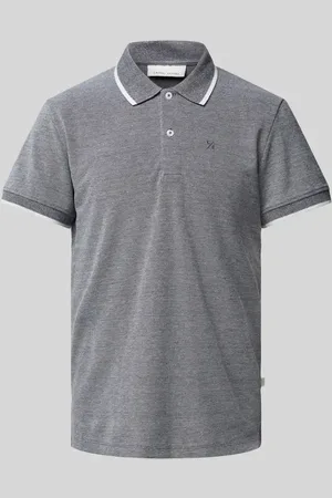 Casual Friday Slim Fit Poloshirt mit Logo-Stitching Modell 