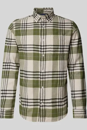 JACK & JONES Slim Fit Freizeithemd Button-Down-Kragen Modell 
