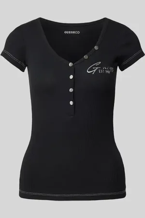 Guess T-Shirt mit Label-Print Modell 