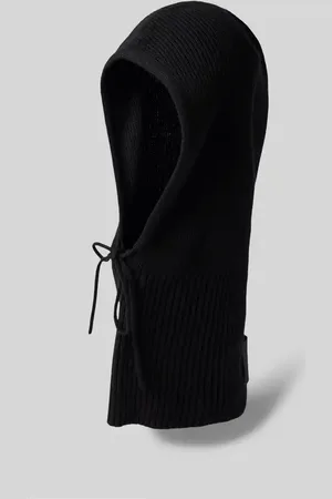 HUGO BOSS Strickmütze mit Vorderseite zum Binden Modell 