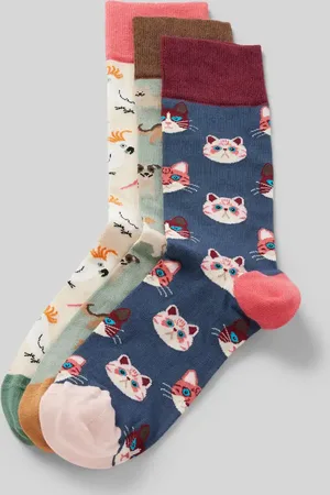 DillySocks Socken mit Motiv-Stitching Modell 