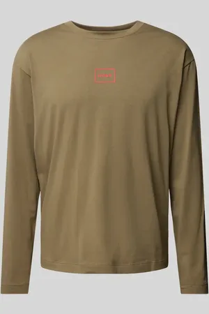 HUGO BOSS Longsleeve mit Label-Print Modell 