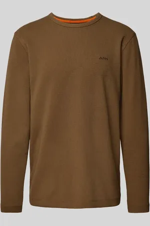 HUGO BOSS Longsleeve mit Label-Stitching Modell 