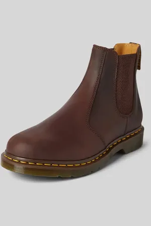 Dr. Martens Chelsea Boots aus Leder mit Ziernaht in , Größe 44