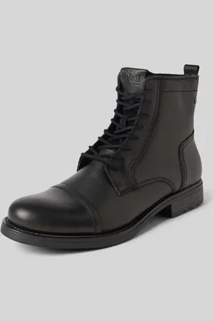 JACK & JONES Boots aus Leder Modell 