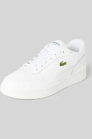 Lacoste Ledersneaker mit Logo-Stitching in , Größe 43