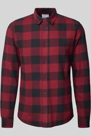 Only & Sons Slim Fit Freizeithemd mit Gitterkaro in , Größe XL