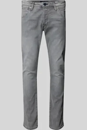 JACK & JONES Slim Fit Jeans mit seitlichen Eingrifftaschen Modell 