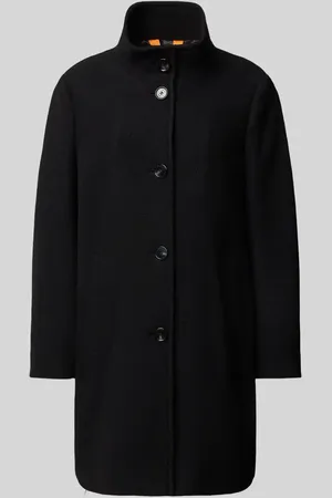 HUGO BOSS Wollmantel mit Stehkragen Modell 