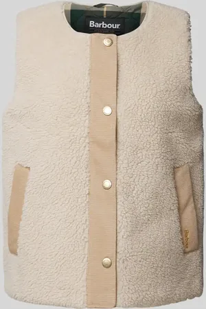 Barbour Weste aus Teddyfell mit Knopfleiste Modell DULSIE LINER in , Größe 44
