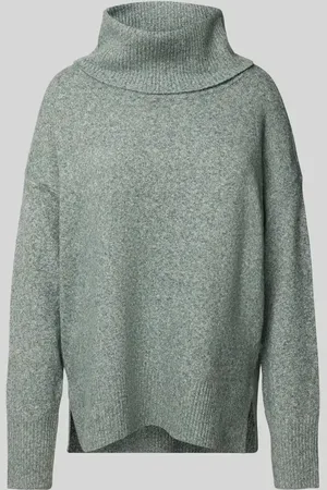 VERO MODA Pullover mit Wasserfall-Ausschnitt aus weichem Material-Mix Modell 
