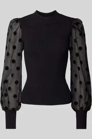 Y.A.S Slim Fit Bluse mit Ballonärmeln Modell 