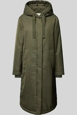 Marc O’ Polo Regular Fit Parka mit Kapuze aus Polyester-Twill in , Größe 44