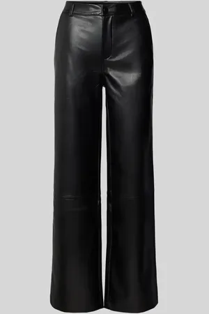 Kaffe Wide Leg Hose in Leder-Optik Modell 