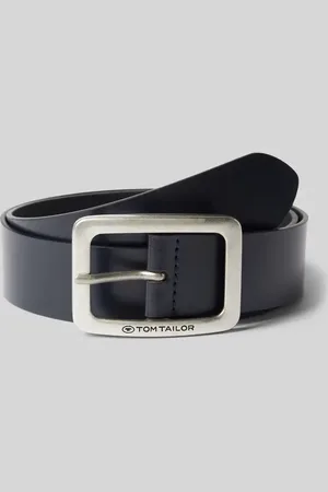 TOM TAILOR Ledergürtel in unifarbenem Design Modell 