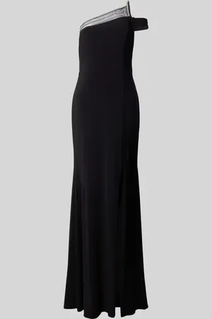 Luxuar One-Shoulder-Abendkleid mit Beinschlitz in , Größe 32