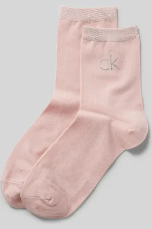Calvin Klein Socken mit Label-Print im 2er-Pack in , Größe 35-38