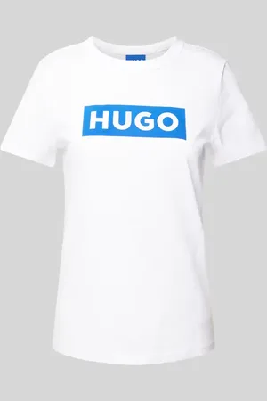 Hugo Blue T-Shirt mit Label-Print in , Größe S