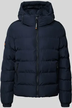 Superdry Steppjacke mit Reißverschlusstaschen in , Größe XXL